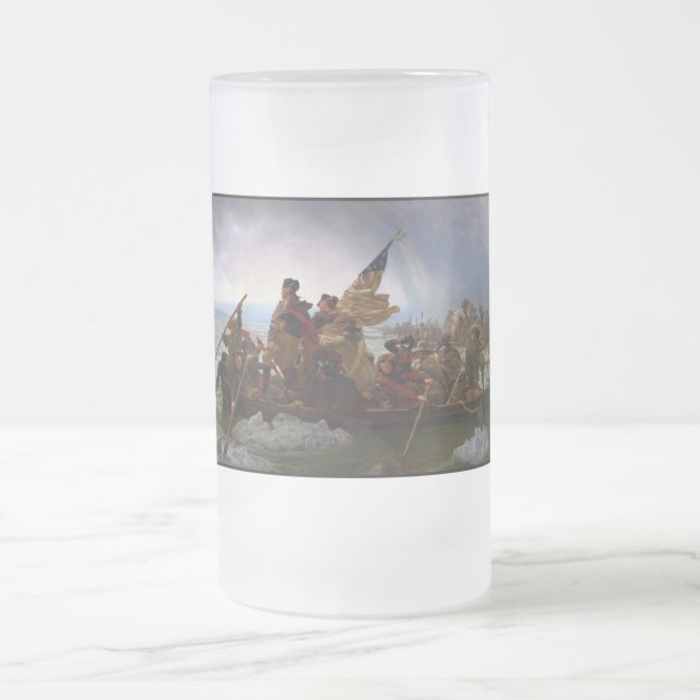 Chope Givrée Traverser le Delaware 1776 : Général George Washin (Centre)