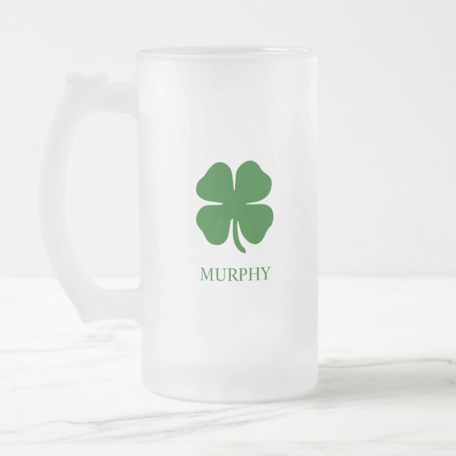 Chope Givrée Trèfle à quatre feuilles vert irlandais (Gauche)
