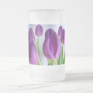 Chope Givrée Tulipes pourpres
