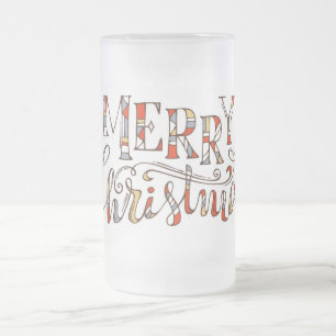 Chope Givrée Typographe de Merry Christmas