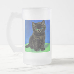 Chope Givrée Van Gogh Style Kitten noir