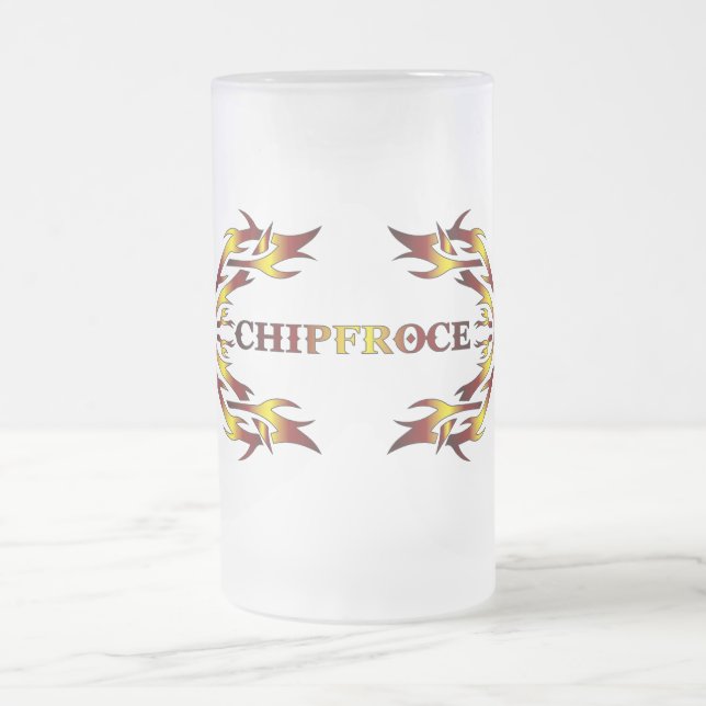 Chope Givrée Verre à bière ChipFroce (Centre)