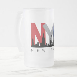 Chope Givrée Verre à bière givré NYC