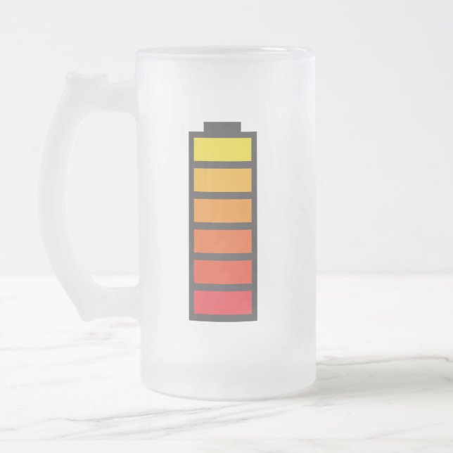 Chope Givrée Verre de bière à charge d'énergie (Gauche)