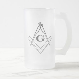 Chope Givrée Verre de bière de carré et de boussole