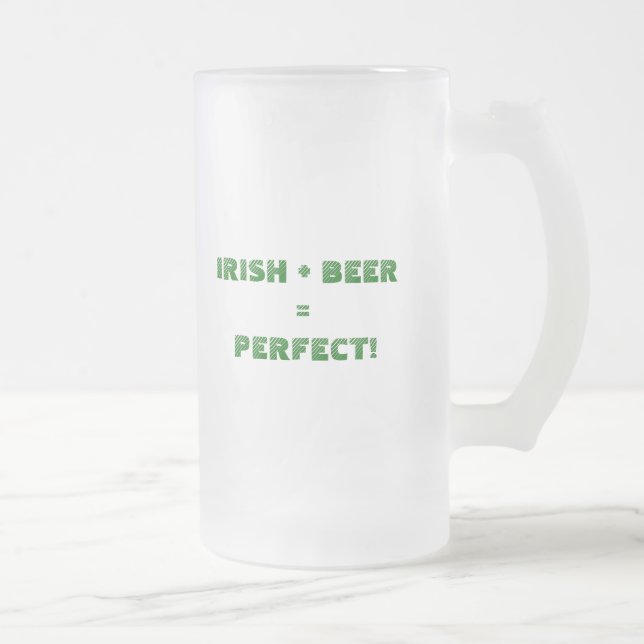 Chope Givrée Verre de bière irlandais (Droit)