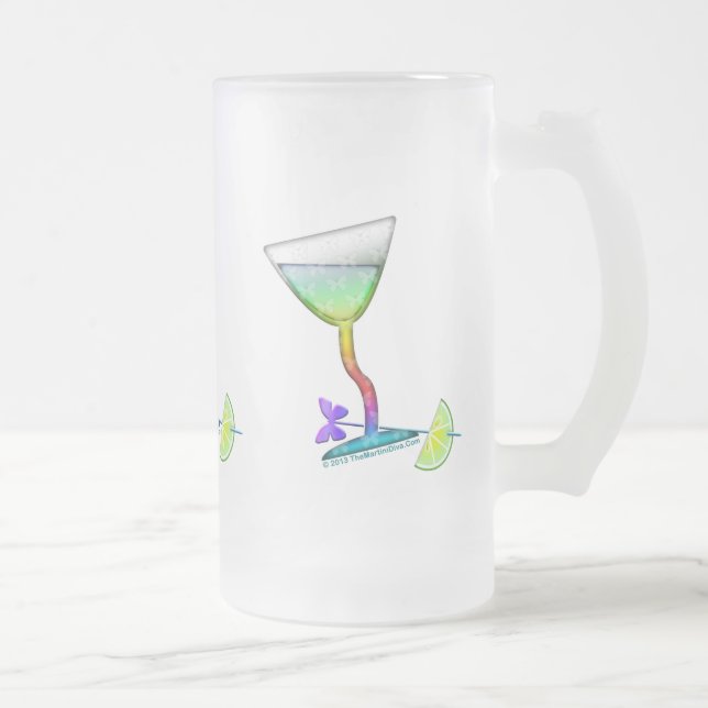 CHOPE GIVRÉE VERRE GIVRÉ - MARTINI PAPILLON (Droit)