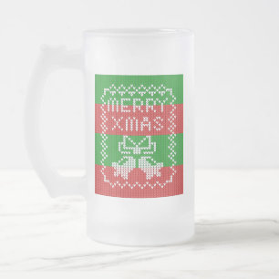Chope Givrée Vilain pull motif sonnettes Joyeux fils Xmas