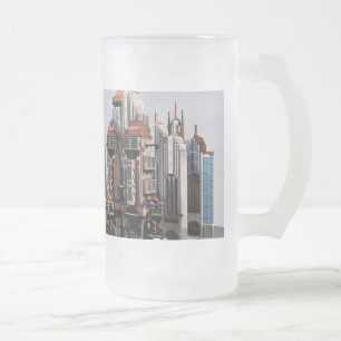 Chope Givrée Ville de fantasy futuriste Art de paysage urbain S