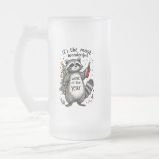 Chope Givrée Vin de l'année le plus merveilleux Raccoon