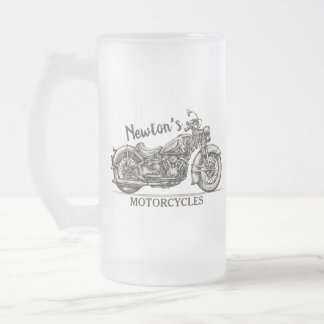 Chope Givrée Vintage Motocyclette NOM PERSONNALISÉ Garage pour 