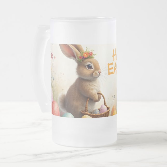 Chope Givrée Vœux de printemps du lapin de Pâques (Devant gauche)