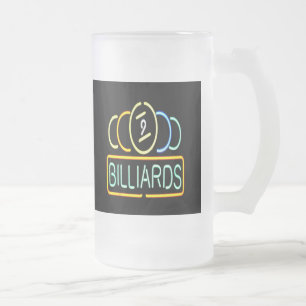 Chope Givrée VOYAGE Neon Billiard Pool Coupe de bière givrée