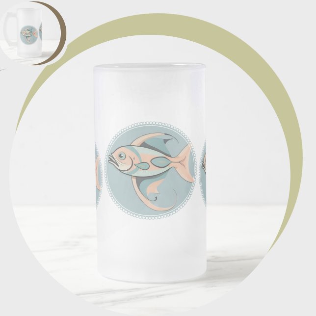 Chope Givrée Zabaglionez (Zabaglionez Frosted Glass Beer Mug
)