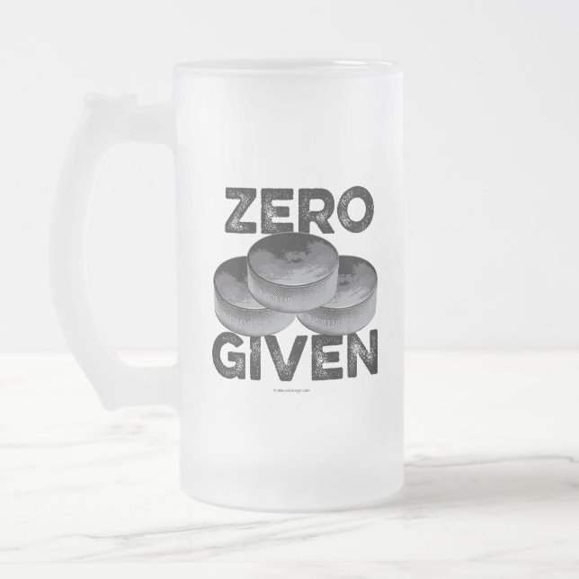 Chope Givrée Zéro-pots offerts (Hockey) Gelée de bière de verre (Gauche)