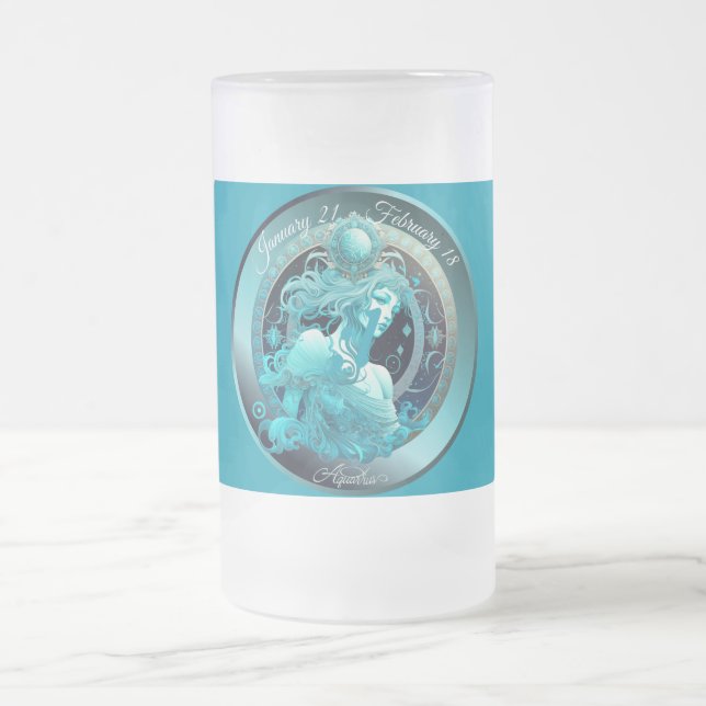 Chope Givrée Zodiac Aquarius Personnaliser personnelle (Centre)