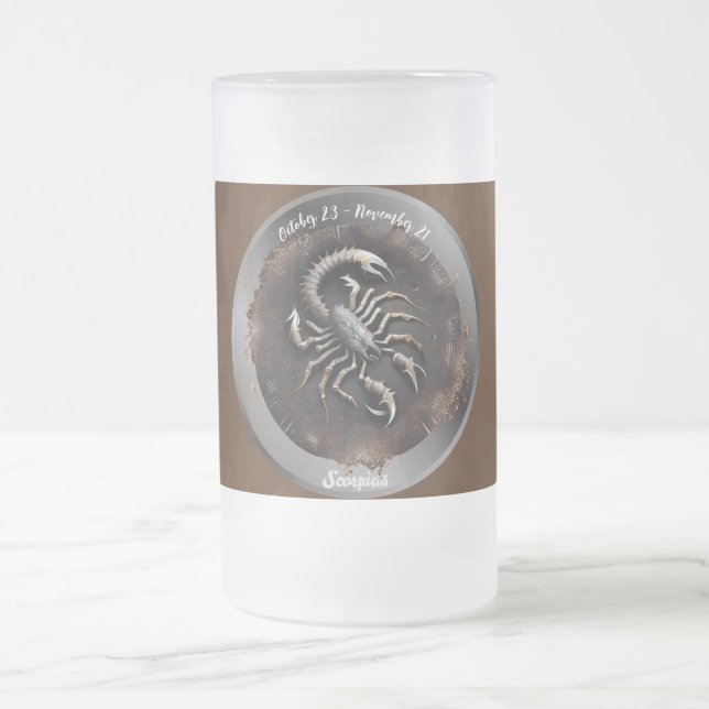 Chope Givrée Zodiaque Scorpion Personnaliser  (Centre)