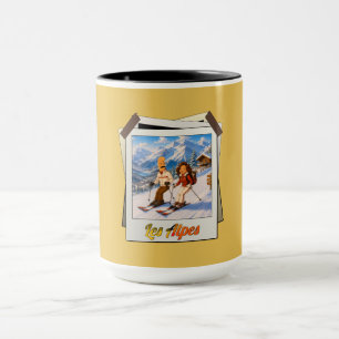 Chope ou mug Alpes Kek et Ina - Idée Cadeau