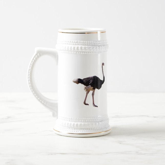 Chope ou mug en forme d'autruche (Gauche)
