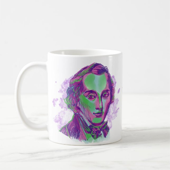 Chopin Aurora Portrait Mug (Gauche)