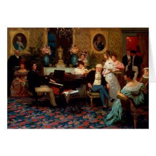 Chopin jouant le piano