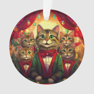 Chorale de Noël Tabby Cat