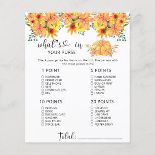 Chose citrouille d'automne dans votre baby shower