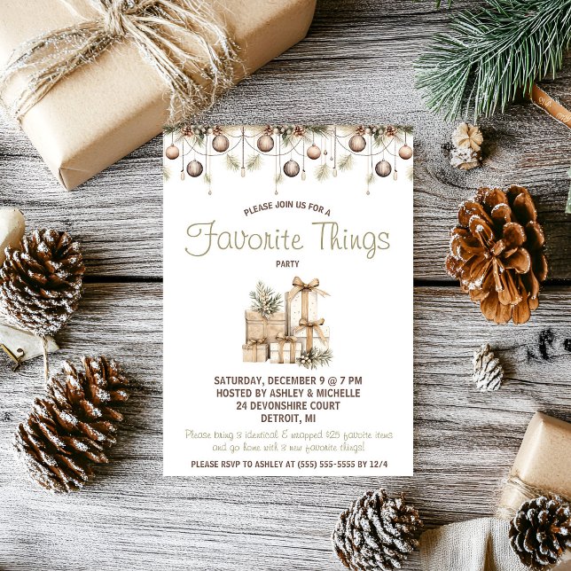 Chose préférée Noël, Invitation à une fête de vaca (Créateur téléchargé)