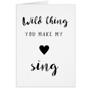 Chose sauvage vous faites mon coeur chanter la