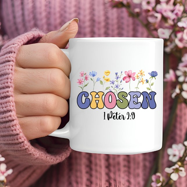 Chosen Christian Coffee Mug (Créateur téléchargé)
