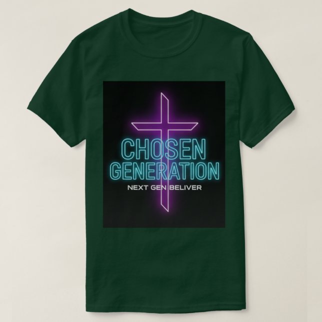   Chosen Generation Christian Men’s T-Shirt (Design devant)