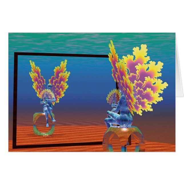 Choses à ailes - "miroir, miroir… " (Devant horizontal)