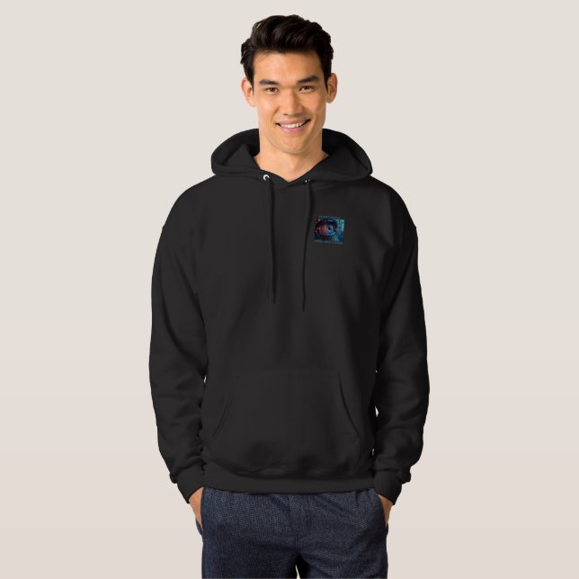 Choses de l'Œil Quantique pour hommes sweat à capu (Devant entier)