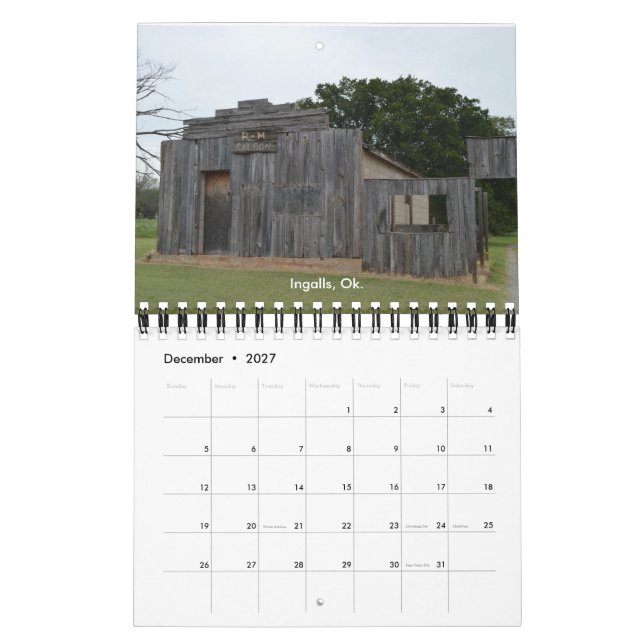 Choses oubliées Calendrier 2017 (Dec 2027)