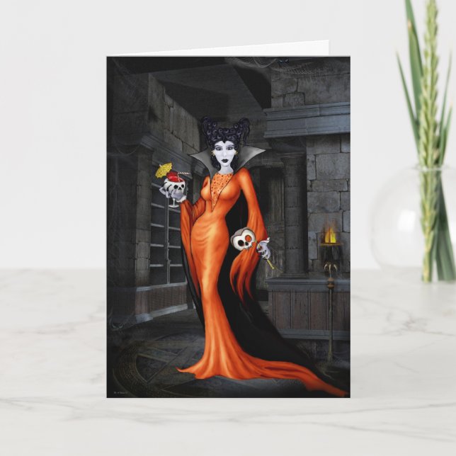 Choses qui vont bosse dans la carte de Halloween (Devant)