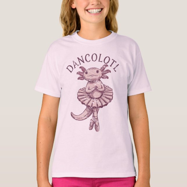 Chou Dancolotl, T-shirt Axolotl Danse de Ballet (Devant)