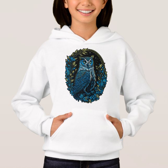 Chouette à grande corne (Devant)