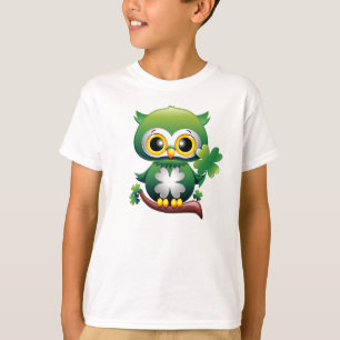 Chouette bébé St Patrick Paddy T-shirt caricature
