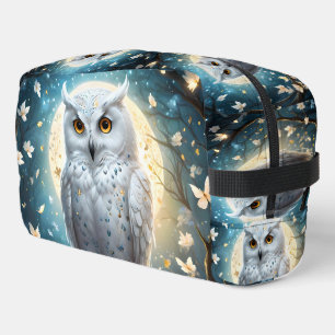Chouette Blanche Avec Éperche, Sac De Produits De 