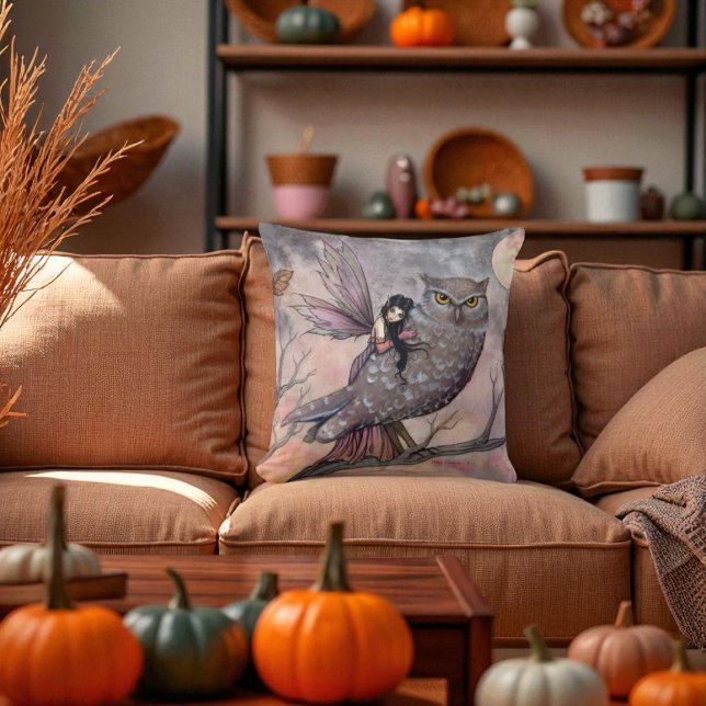 Chouette d'amitié et oreiller à lancer de fée (Créateur téléchargé)