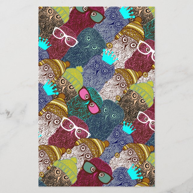 Chouette dans la couronne (Devant)