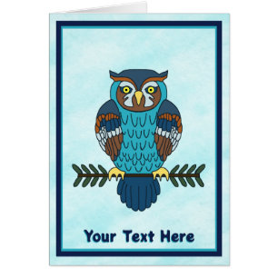 Chouette d'art populaire nordique