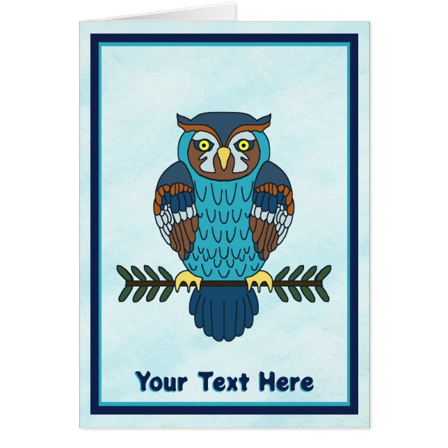 Chouette d'art populaire nordique (Devant)