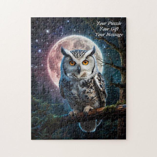Chouette de la Sagesse Puzzle (Vertical)