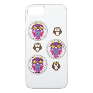 Chouette de la Saint-Valentin coque iphone