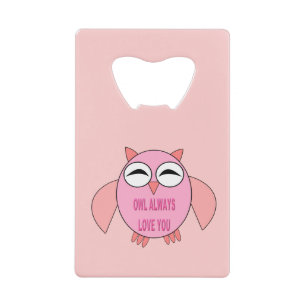Chouette de message d'amour mignonne