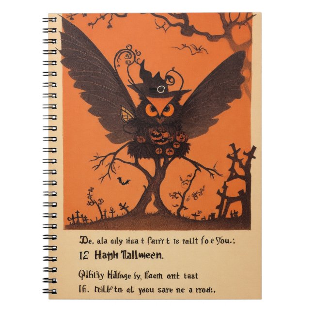 Chouette de minuit Whispers Carnet de nuit d'Hallo (Devant)