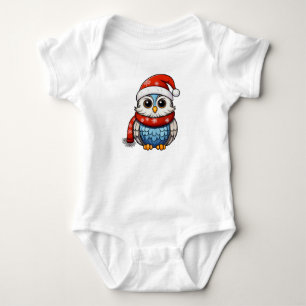 Chouette de Noël mignonne – Body de fête adorable