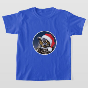 Chouette de Noël - T-shirt de base pour enfants