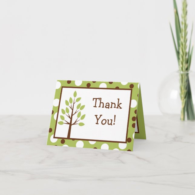 Chouette des amis de la forêt de Cartes de remerci (Devant)